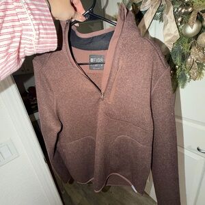 Figs Women's Chocolate Brown Sweater